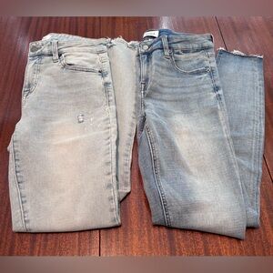 Lot of 2 Pistola Arielle Super Skinny Scissor Cut Hem Jeans Sz 26